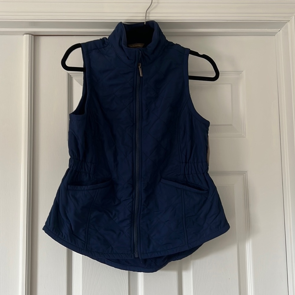 NWT Quilted Blue Vest